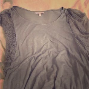 Gray lace Lauren Conrad Tank sz XL